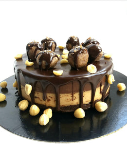 Cheesecake cru noisette - chocolat |Mademoiselle Truffe & compagnie