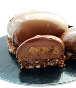 gateau cru vegan savoureux, chocolat cru; Mademoiselle Truffe