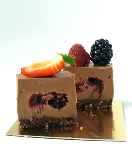 CUBE CHOCOLAT - FRUITS ROUGES (100g)